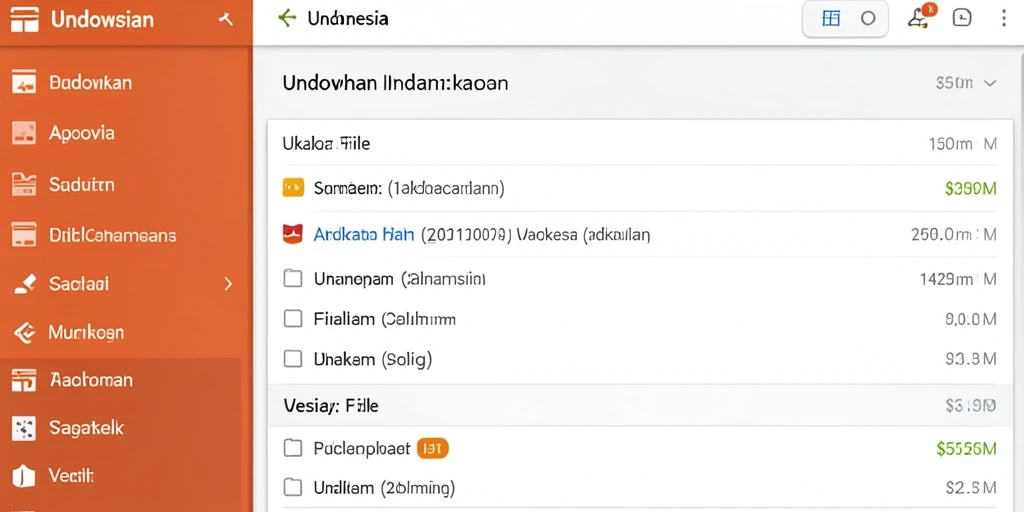 Antarmuka utama aplikasi dengan desain yang menarik.
