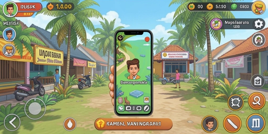 Tampilan awal yang menarik dan intuitif.