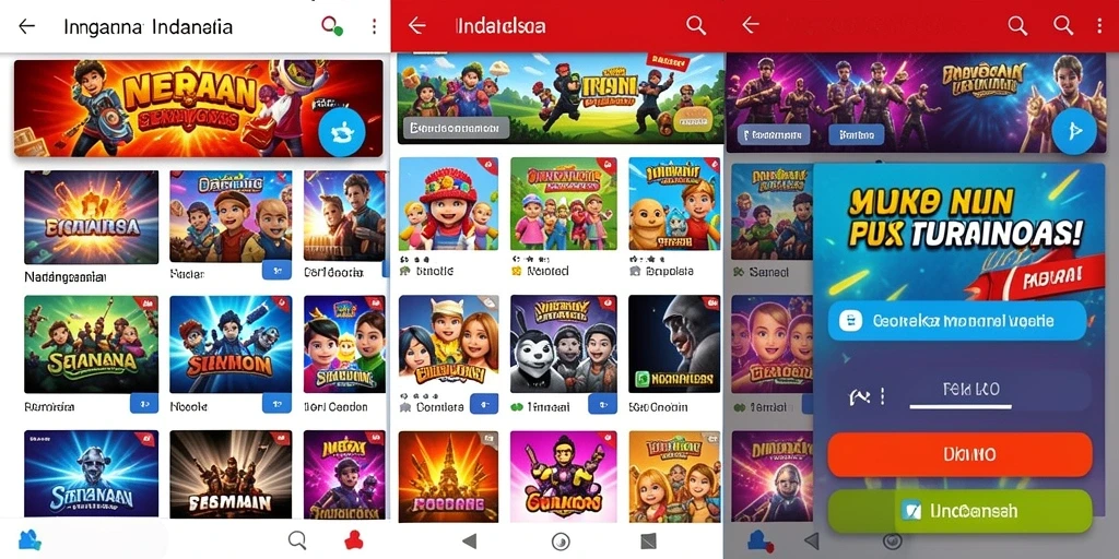 Tampilan layar utama BIG77 yang menarik.