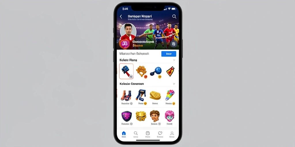Tampilan menu utama yang intuitif dan menarik.
