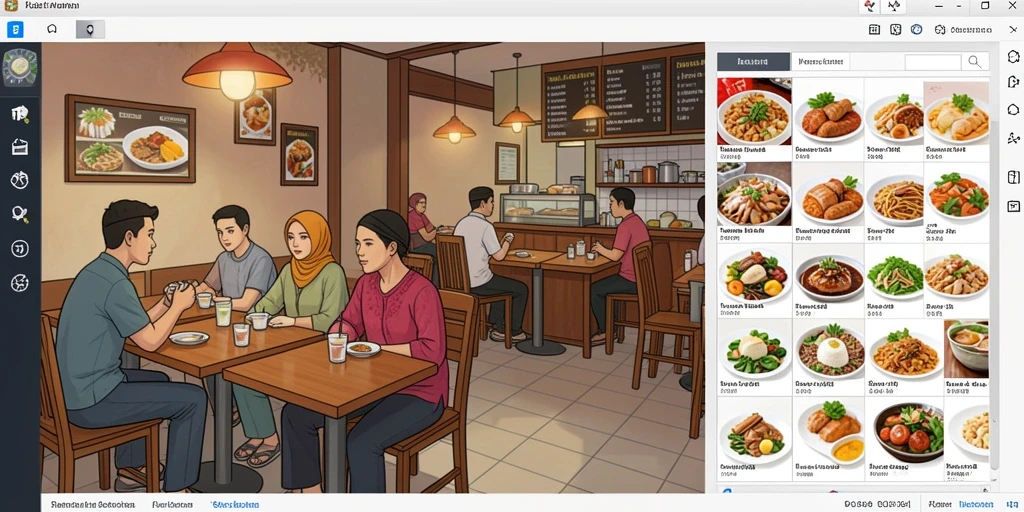 Tampilan awal yang menarik dan memukau.