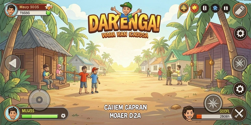 Tampilan awal permainan IDRKING yang menarik dan intuitif.