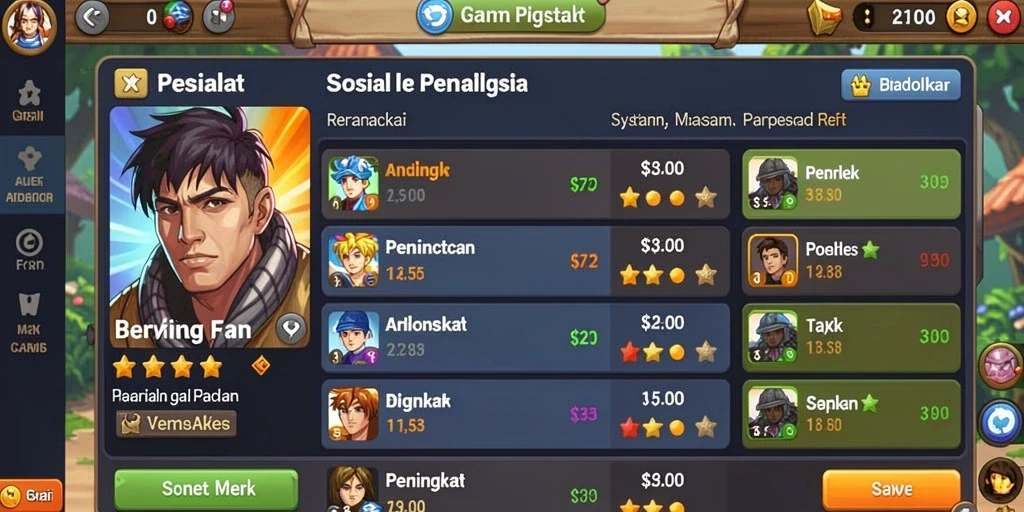 Tampilan antarmuka yang menarik dan ramah pengguna.