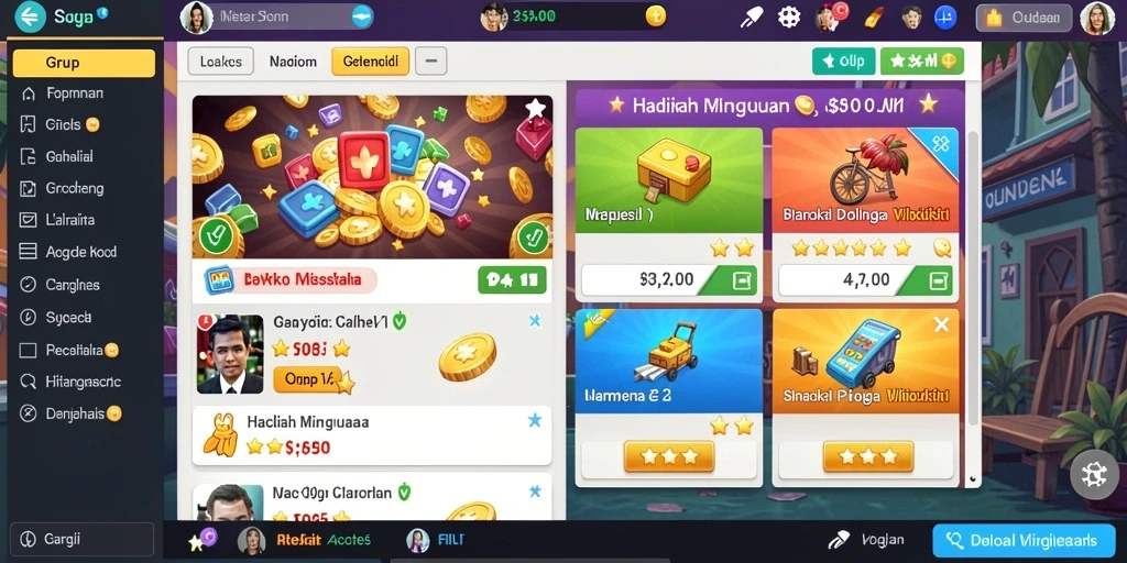 Tampilan antarmuka yang modern dan mudah digunakan.