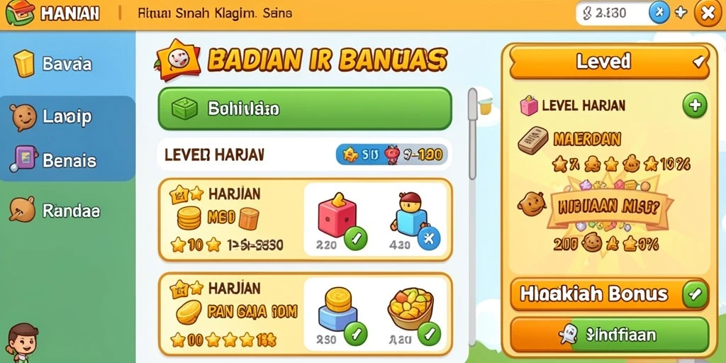 Tampilan antarmuka yang user-friendly dan modern.