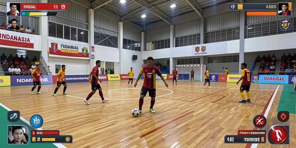 Tampilan grafis antariksa yang memukau.