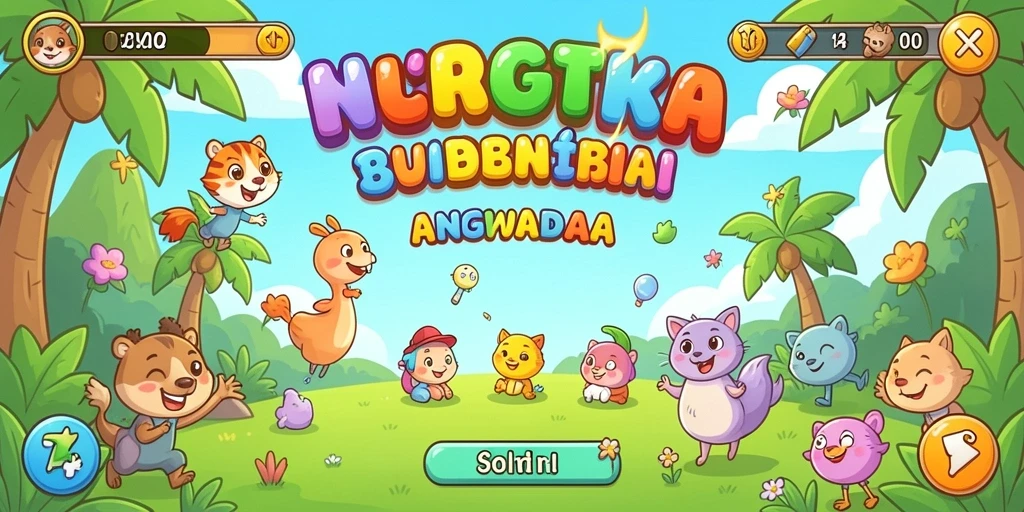 Tampilan awal game yang memukau.