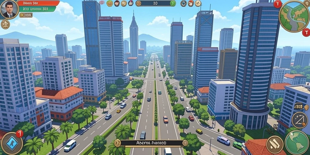 Screenshot menampilkan level pertama dengan desain yang menawan.