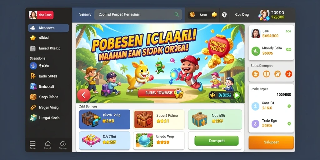 Tampilan awal WAJAN4D yang menarik perhatian.
