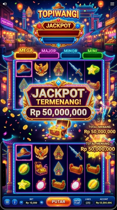 Cuplikan layar menu unduhan topiwangi untuk perangkat Android